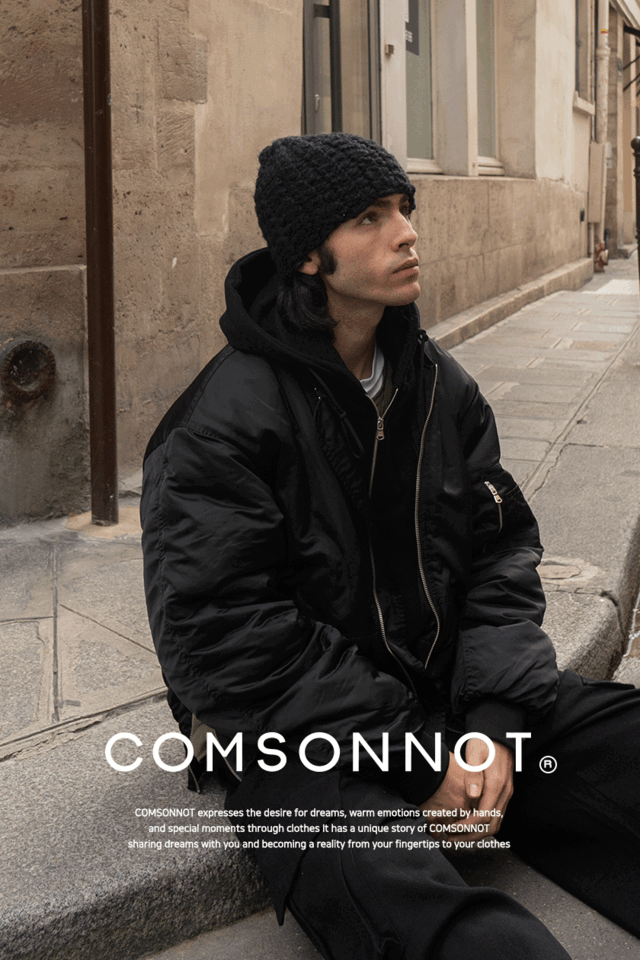 Hood MA1 Jacket CSOj-106 (black)  [Unisex] 