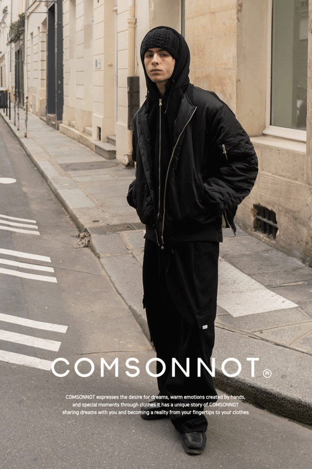 Cargo Patch Banding Pants CSOp-217 (black)  [Unisex] 