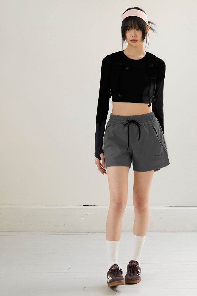 Comfort Multi Sport Running Air Shorts CSOp-219 (charcoal)  [Unisex] 